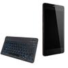 BoxWave Keyboard Compatible with Gionee S5.1 Pro - SlimKeys Bluetooth Keyboard - with Backlight, Portable Slim LED 7 Colors - Jet Black view 1