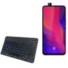BoxWave Keyboard Compatible with Centric L4 - SlimKeys Bluetooth Keyboard - with Backlight, Portable Slim LED 7 Colors - Jet Black view 1