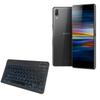 BoxWave Keyboard Compatible with Sony Xperia L3 - SlimKeys Bluetooth Keyboard - with Backlight, Portable Slim LED 7 Colors - Jet Black view 1