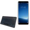 BoxWave Keyboard Compatible with AllCall Rio S - SlimKeys Bluetooth Keyboard - with Backlight, Portable Slim LED 7 Colors - Jet Black view 1