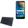 BoxWave Keyboard Compatible with Alcatel POP4+ - SlimKeys Bluetooth Keyboard - with Backlight, Portable Slim LED 7 Colors - Jet Black view 1