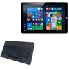 BoxWave Keyboard Compatible with Onda Tablet Onda OBook 10 Pro Tablet (10.1 in) - SlimKeys Bluetooth Keyboard - with Backlight, Portable Slim LED 7 Colors - Jet Black view 1