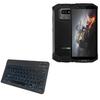 BoxWave Keyboard Compatible with Doogee S40 - SlimKeys Bluetooth Keyboard - with Backlight, Portable Slim LED 7 Colors - Jet Black view 1