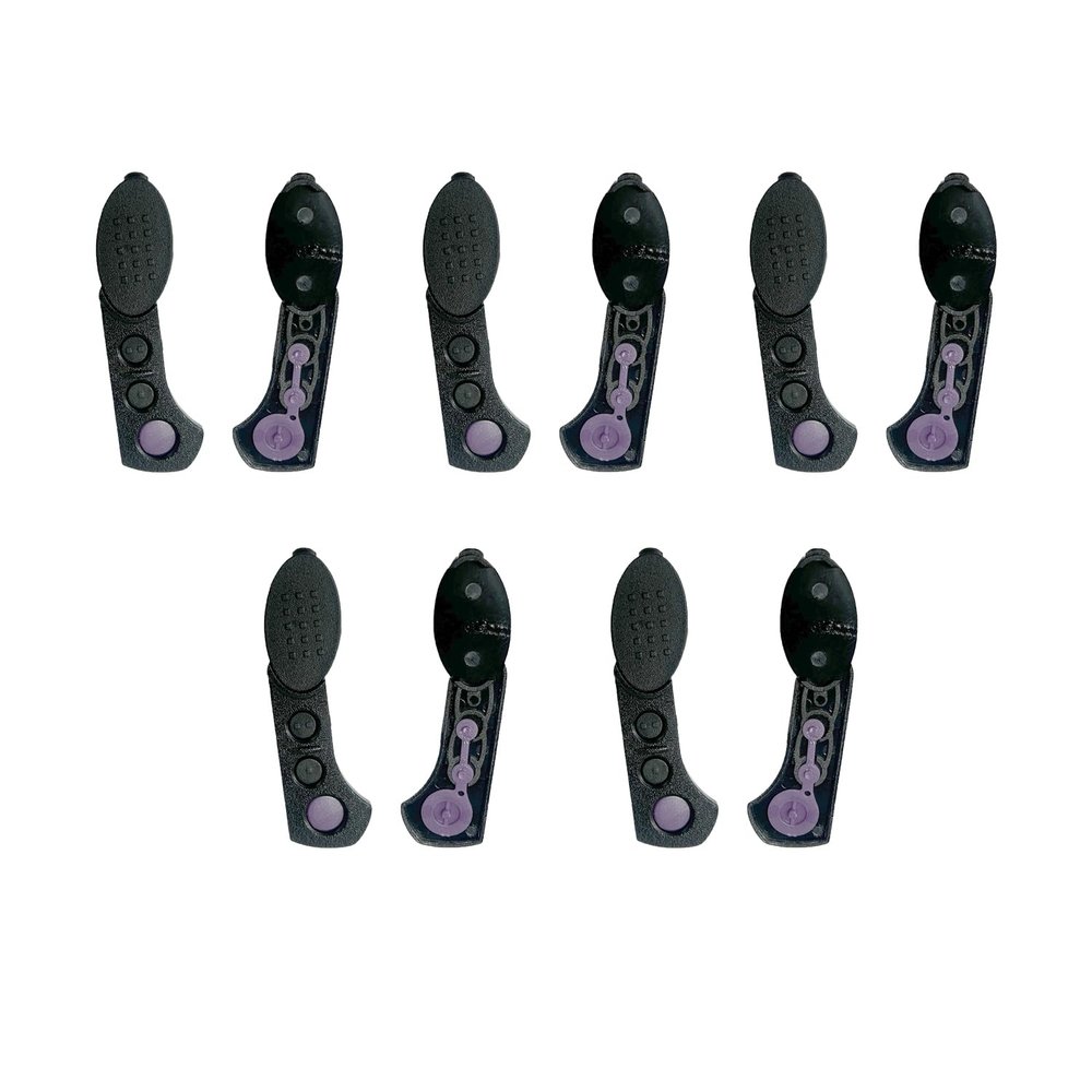 5-Pack PTT Buttons & Bezels for XTS3000/XTS5000 - TX Launch Key-Press Rubber Replacement Kit, Two Way Radio Accessories