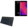 BoxWave Keyboard Compatible with AllCall Rio X - SlimKeys Bluetooth Keyboard - with Backlight, Portable Slim LED 7 Colors - Jet Black view 1