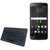 BoxWave Keyboard Compatible with BlackBerry DTEK60 - SlimKeys Bluetooth Keyboard - with Backlight, Portable Slim LED 7 Colors - Jet Black view 1