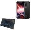 BoxWave Keyboard Compatible with Blackview BV9600 Plus - SlimKeys Bluetooth Keyboard - with Backlight, Portable Slim LED 7 Colors - Jet Black view 1