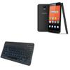 BoxWave Keyboard Compatible with Energizer Energy S500 - SlimKeys Bluetooth Keyboard - with Backlight, Portable Slim LED 7 Colors - Jet Black view 1