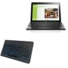 BoxWave Keyboard Compatible with Lenovo Miix 300 - SlimKeys Bluetooth Keyboard - with Backlight, Portable Slim LED 7 Colors - Jet Black view 1