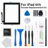 for iPad 4 4th Generation Screen Replacement Digitizer Touch Glass for iPad A1458 A1459 A1460 with Home Button view 4