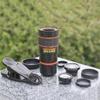 Portable Pocket Compact Monoculars,4 in 1 Universal Phone Camera Lens Kit 8X Telephoto Lens Wide Angle Lens,for Bird Wat view 2