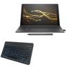 BoxWave Keyboard Compatible with HP Spectre x2 (Y3U25AV_1) - SlimKeys Bluetooth Keyboard - with Backlight, Portable Slim LED 7 Colors - Jet Black view 1