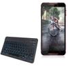 BoxWave Keyboard Compatible with Cubot Quest - SlimKeys Bluetooth Keyboard - with Backlight, Portable Slim LED 7 Colors - Jet Black view 1