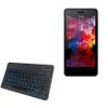 BoxWave Keyboard Compatible with Ark Benefit S453 - SlimKeys Bluetooth Keyboard - with Backlight, Portable Slim LED 7 Colors - Jet Black view 1