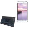 BoxWave Keyboard Compatible with Amigoo X10 - SlimKeys Bluetooth Keyboard - with Backlight, Portable Slim LED 7 Colors - Jet Black view 1