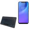 BoxWave Keyboard Compatible with Blackview A30 - SlimKeys Bluetooth Keyboard - with Backlight, Portable Slim LED 7 Colors - Jet Black view 1