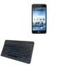 BoxWave Keyboard Compatible with LG Rebel 3 - SlimKeys Bluetooth Keyboard - with Backlight, Portable Slim LED 7 Colors - Jet Black view 1