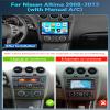 [4+64GB] 8-Core Qualcomm Android 15 Car Stereo for Nissan Altima Teana 2008-2012 (Manual A/C) with CarPlay & Android Auto,9 Car Radio with Bluetooth5.1 GPS WiFi FM/RDS EQ DSP SWC+Backup Camera view 2