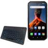 BoxWave Keyboard Compatible with Blackview BV9900 - SlimKeys Bluetooth Keyboard - with Backlight, Portable Slim LED 7 Colors - Jet Black view 1