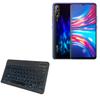 BoxWave Keyboard Compatible with vivo V17 Neo - SlimKeys Bluetooth Keyboard - with Backlight, Portable Slim LED 7 Colors - Jet Black view 1