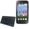 BoxWave Keyboard Compatible with Alcatel OneTouch Pop Star - SlimKeys Bluetooth Keyboard - with Backlight, Portable Slim LED 7 Colors - Jet Black view 1