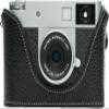 BMAOLLONGB X-Half Camera Case, Handmade Genuine Real Leather Half Camera Case Bag Cover for Fujifilm X-Half Camera Bottom Opening Version + Lens Cover (Black) view 1