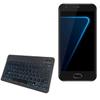 BoxWave Keyboard Compatible with AllCall Alpha - SlimKeys Bluetooth Keyboard - with Backlight, Portable Slim LED 7 Colors - Jet Black view 1