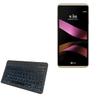 BoxWave Keyboard Compatible with LG X Style - SlimKeys Bluetooth Keyboard - with Backlight, Portable Slim LED 7 Colors - Jet Black view 1