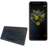 BoxWave Keyboard Compatible with Allview A9 Plus - SlimKeys Bluetooth Keyboard - with Backlight, Portable Slim LED 7 Colors - Jet Black view 1