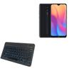BoxWave Keyboard Compatible with Xiaomi Redmi 8A - SlimKeys Bluetooth Keyboard - with Backlight, Portable Slim LED 7 Colors - Jet Black view 1