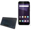 BoxWave Keyboard Compatible with ZTE Blade A606 - SlimKeys Bluetooth Keyboard - with Backlight, Portable Slim LED 7 Colors - Jet Black view 1