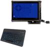 BoxWave Keyboard Compatible with Datalogic TaskBook 10 - SlimKeys Bluetooth Keyboard - with Backlight, Portable Slim LED 7 Colors - Jet Black view 1