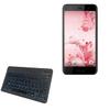 BoxWave Keyboard Compatible with HTC U Play - SlimKeys Bluetooth Keyboard - with Backlight, Portable Slim LED 7 Colors - Jet Black view 1
