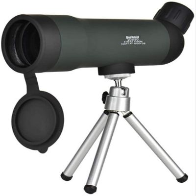 20x50AE Waterproof Angled ng Scope with Tripod, 45-Degree Angled Eyepiece, Optics Zoom 39-15m/1000m for Target Shooting