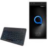 BoxWave Keyboard Compatible with Alcatel 5 - SlimKeys Bluetooth Keyboard - with Backlight, Portable Slim LED 7 Colors - Jet Black view 1