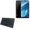 BoxWave Keyboard Compatible with Huawei Honor 9X - SlimKeys Bluetooth Keyboard - with Backlight, Portable Slim LED 7 Colors - Jet Black view 1
