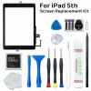 for iPad 5th Generation 9.7" 2017 Screen Replacement Digitizer Touch Glass for iPad A1822 A1823 with Home Button view 4