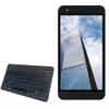 BoxWave Keyboard Compatible with 4Good People G503 - SlimKeys Bluetooth Keyboard - with Backlight, Portable Slim LED 7 Colors - Jet Black view 1