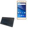 BoxWave Keyboard Compatible with BLU Grand XL - SlimKeys Bluetooth Keyboard - with Backlight, Portable Slim LED 7 Colors - Jet Black view 1