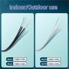 100m optical cable for indoor and outdoor home decoration, single mode broadband (White indoor 1core) view 2