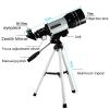 Astronomical Telescope,Profession Adult Reflector Telescope,Portable 70mm Refractor Telescope for Beginners and Kids,Eye view 4