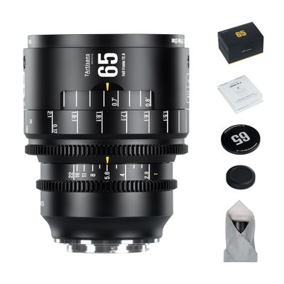 7artisans 65mm T2.9 Macro 2X Infinte Series Manual Full-Frame Large Aperture Prime Cine Lens Compatible for Nikon Z Mount Z9,Z8,Z7,Z72,Z6,Z62,Z63,Zf,Z5,Z5II Mirrorless Camera