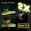 7artisans 65mm T2.9 Macro 2X Infinte Series Manual Full-Frame Large Aperture Prime Cine Lens Compatible for Nikon Z Mount Z9,Z8,Z7,Z72,Z6,Z62,Z63,Zf,Z5,Z5II Mirrorless Camera view 2