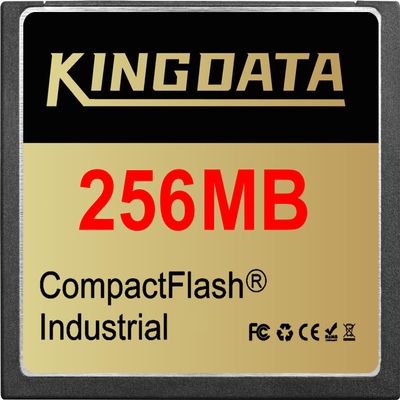 KINGDATA Industrial Compact Flash Memory Card 256MB FAT16 Type I for Industrial Equipment Vintage Digital Cameras