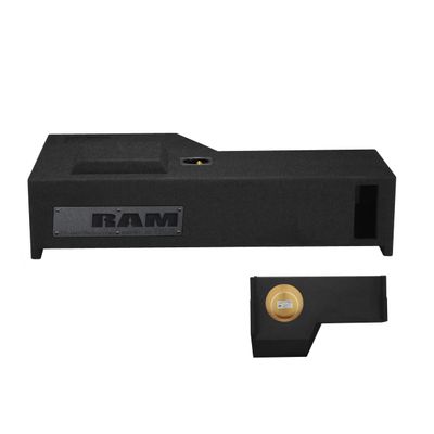 10" Single ported sub Box, fits 19-24 ram 1500 Crew-cab Sub Box Speaker Box subwoofer Enclosure Custom car Audio