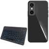 BoxWave Keyboard Compatible with DEXP Plane 7594 3G - SlimKeys Bluetooth Keyboard - with Backlight, Portable Slim LED 7 Colors - Jet Black view 1