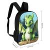 Casual Backpack Waterproof Lightweight Daypack Travel Laptop Bag for Men Women Dragon Cute view 2