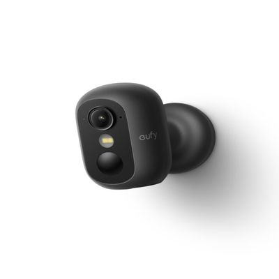 eufy Security eufyCam C35, Wireless Security Camera, Outdoor and Indoor, Magnetic Mount, Color Night Vision, Local Storage, No Monthly Fee, IP67, Supports Solar Panel, Black