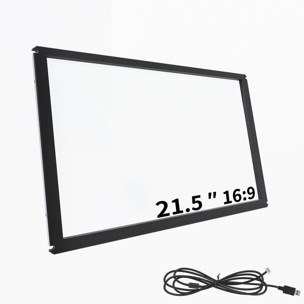 LMENGER 21.5 Inch Infrared Touch Screen, 10 Points Touch Screen Overlay Panel, USB Interface Free Driver, Infrared Touch for Outdoor Navigation, Digital Signage, Industrial Monitor