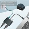 4 in 1 Type C Hub Docking Station AY100, USB3.0 Interface, Fast Charging, 4K Ultra Clear Output, Aluminum Alloy Material, VESA DP1.2 Compliant view 4
